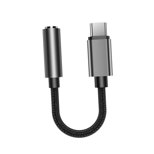 GAROZATION Professioneller USB Typ C Auf Kopfhörer Adapter Hi Res Audio Adapter Für USB C Geräte Kompatibel Mit Smartphones Tablets Und Laptops Robust Und Kompakt von GAROZATION