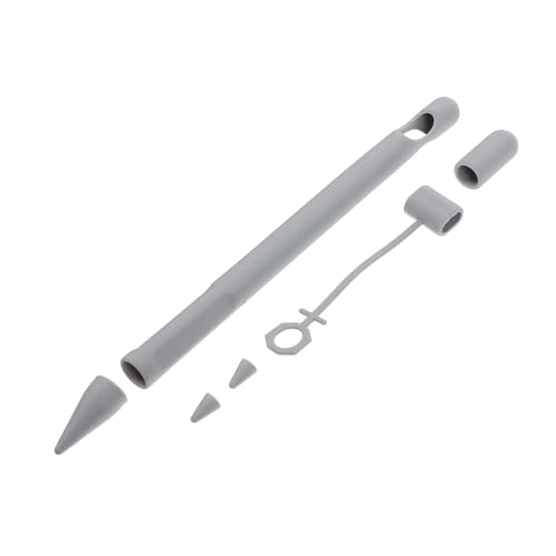 GAROZATION Silicone Stylus Cover Für Pencil 1 Generation Schutzhülle Für Stylus Pen 2 Ersatz Spitzen Im Set Elegantem Business Idealer Schutz Für Präzise Kontrolle Und von GAROZATION