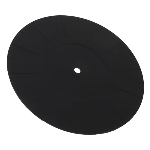 GAROZATION Silikon Plattenspieler Schutzmatte Antistatische Vinyl Slipmat Rutschfestes Kissen Für Turntables Ideal Für Schallplattenliebhaber Und Optimalen Plattenschutz Durchmesser von GAROZATION