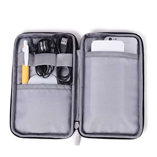 GAROZATION Tablet Case Cable Organizer Bag Cable Organiser Bag Electronics Case Elastic Corduroy Storage Bag Ev Cable Bag Transparent Cable Storage Bag Tech Cable Organiser Bag von GAROZATION