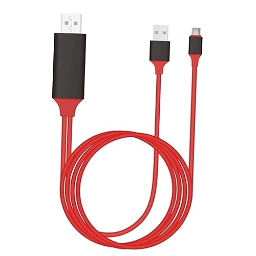 GAROZATION USB C Zu Und USB Ladeleitung 2 1 Type C Kabel Mit 4K@30Hz Unterstützung 2 Meter Lang Für Pro Chromebook Und S9 Note von GAROZATION