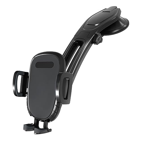 GARVALON handyhalter Handy aufsteller Handy Halter Fahrrad telefonhalterung Halterung für das Armaturenbrett Handy-Kamerahalter Halterung für Autotelefone Auto Handy Ständer Abs Black von GARVALON