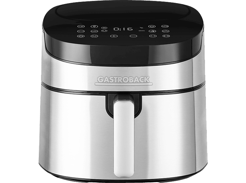 GASTROBACK Design Air Pro XXL Heißluftfritteuse 1800 Watt Schwarz von GASTROBACK