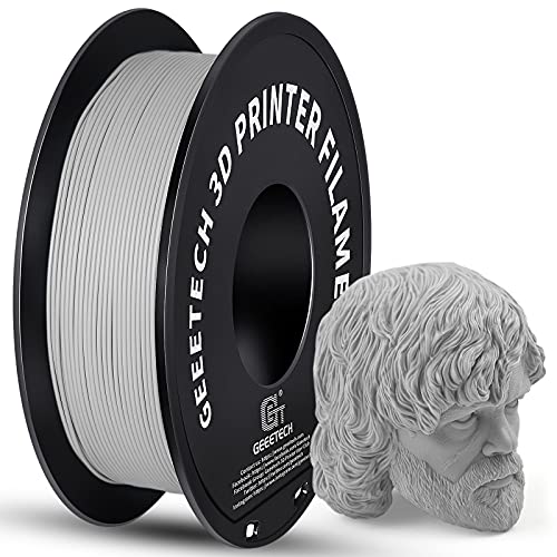 GEEETECH Matte PLA Filament 1,75mm pla Filament für 3D-Drucker, 1 Spule 1kg, Neu Grau von GEEETECH