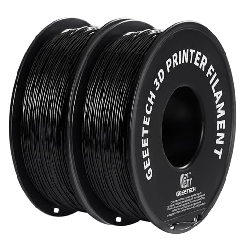 GEEETECH TPU Filament 1,75mm 2kg fuer 3d Drucker,schwarz von GEEETECH