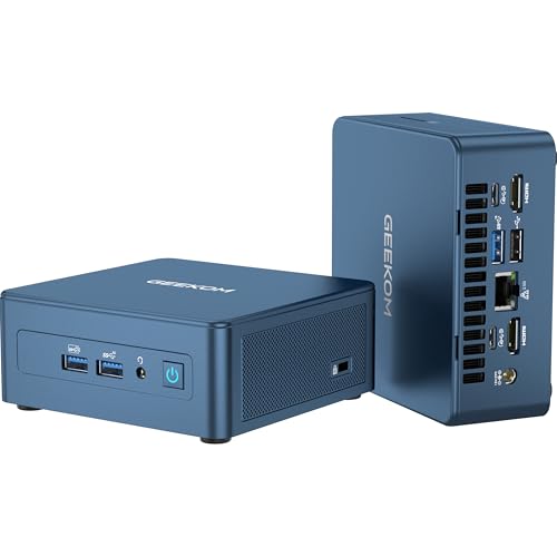 GEEKOM Mini IT13 Mini PC, Intel i9-13900H Mini Computer (14 Kerne, 20 Threads, bis zu 5,4 GHz), 32 GB DDR4 1TB SSD Mini PC Windows 11 Pro, NUC13 i9 Mini Desktop PC | 8K Iris Xe Graphics | USB4*2 von GEEKOM