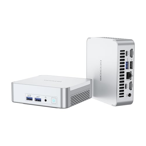 GEEKOM XT13 Pro Mini PC, Intel i7-13620H (10 Kerne, 16Threads, up to 4,9 GHz) Mini Computer, 32GB DDR4 Wi-Fi 6E Desktop PC 1TB, 2*USB4 40Gbps | Windows 11 Pro | 8K Für AI-Kreative，die Werbebranche von GEEKOM