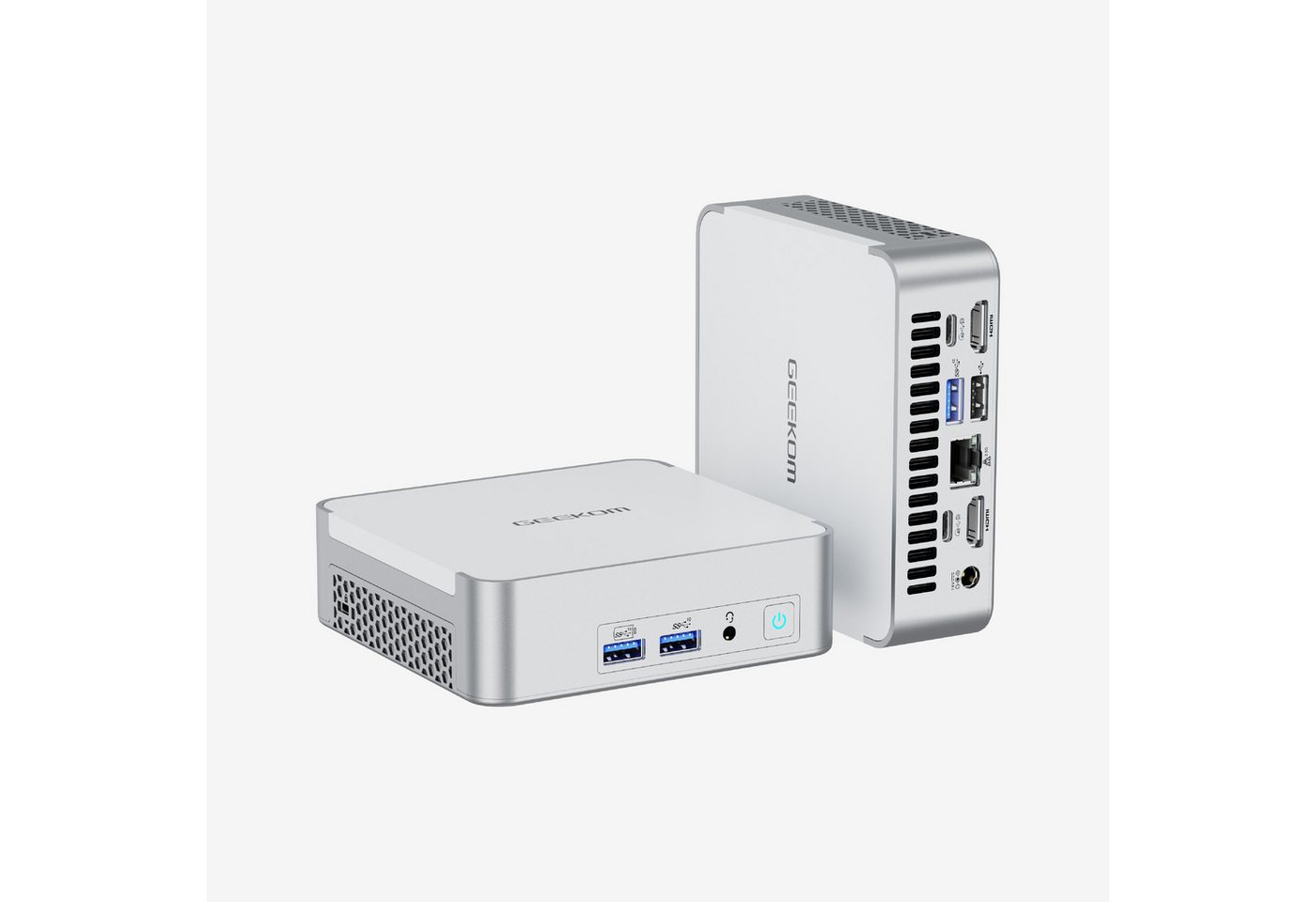 GEEKOM XT13 Pro Mini-PC (Intel Core i7 13620H, Intel UHD -Grafikkarte, 32 GB RAM, 1000 GB SSD, DDR4, PCle SSD Gen4, Windows 11 Pro) von GEEKOM