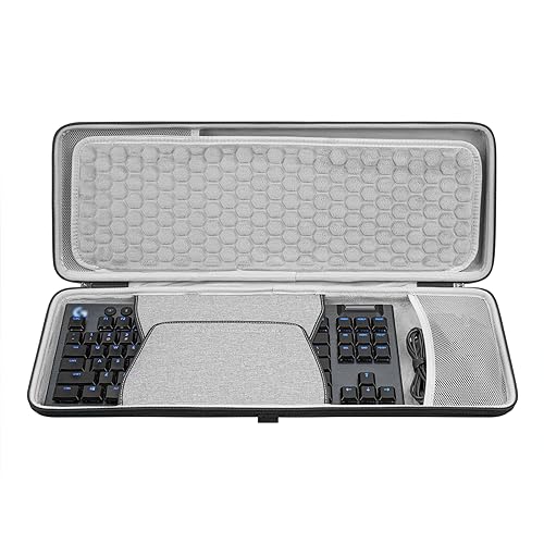 Geekria TKL Tastatur + Maus Combo Case, Hartschalen-Reisetasche für TKL 80% kompakte 87-Tasten-Computer, mechanische Gaming-Tastatur, kompatibel mit Logitech G915 TKL+G502 Maus von GEEKRIA