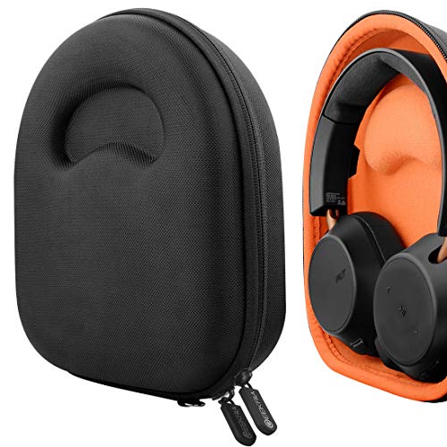 Geekria Shield Kopfhörer-Hülle, kompatibel mit Plantronics Backbeat GO810, Blackwire 3300, Backbeat Pro2, Ersatz-Hartschalen-Reisetasche mit Zubehöraufbewahrung, Schwarz von GEEKRIA