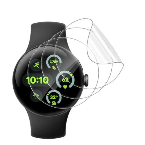 GEEMEE 3 Stück für Google Pixel Watch 3/2/1 41mm für Schutzfolie Displayschutzfolie, HD TPU-Materia Weich Folie Bläschenfrei Einfache InstallationNass Angewendet Schutzfolie GEEMEE 3 Stück für Google Pixel Watch 3/2/1 41mm für Schutzfolie Displayschutzfolie, HD TPU-Materia Weich Folie Bläschenfrei Einfache InstallationNass Angewendet Schutzfolie von GEEMEE