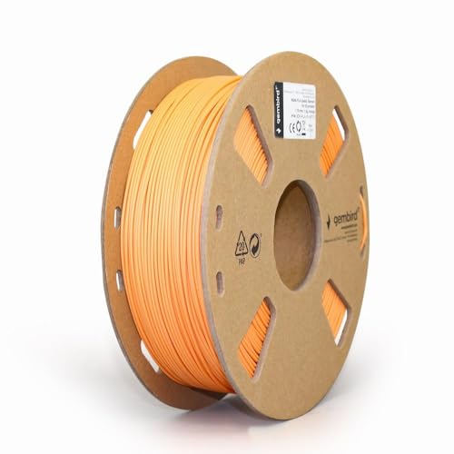 GEMBIRD3 Filament, Matte PLA, Orange, 1,75 mm, 1 kg Marke von GEMBIRD3