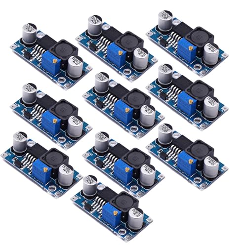 10 PCS XL6009 DC-DC Boost Converter Module, Eingang 3V~32V Output 5V~45V einstellbar Spannungsregler Konverter Step-Up Modul fürArduinoRaspberry DIY-Projects basteln von GERUI