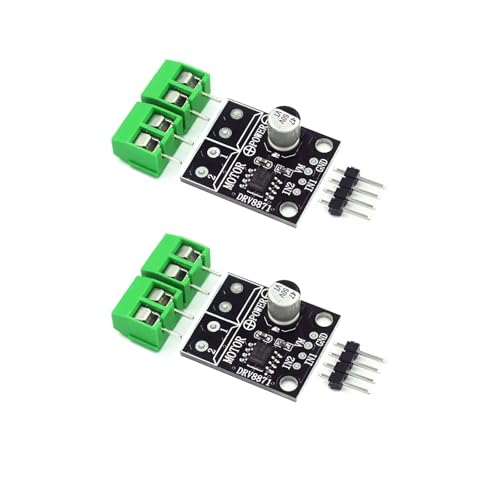 2 Stück DRV8871 Treibermodul 1.5A 2 Kanal H Brücke DC Getriebemotor Treibermodul Board Kompatibel mit 3D Drucker Arduino 3,6A-PWM-Steuermodul, integrierte Schutzfunktion von GERUI