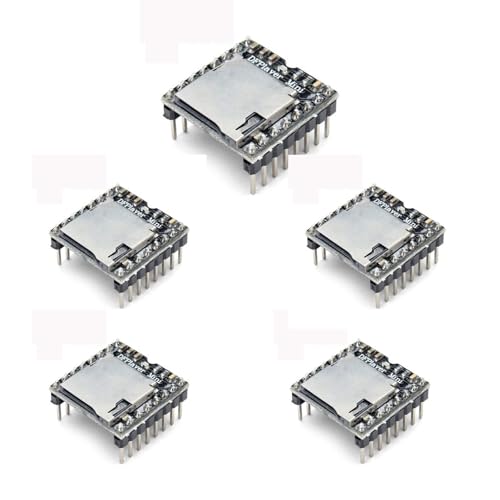 5pcs Mini MP3 Player DFPlayer Master Module kompatibel mit Arduino Unterstützung TF Card und USB Flash Laufwerk von GERUI