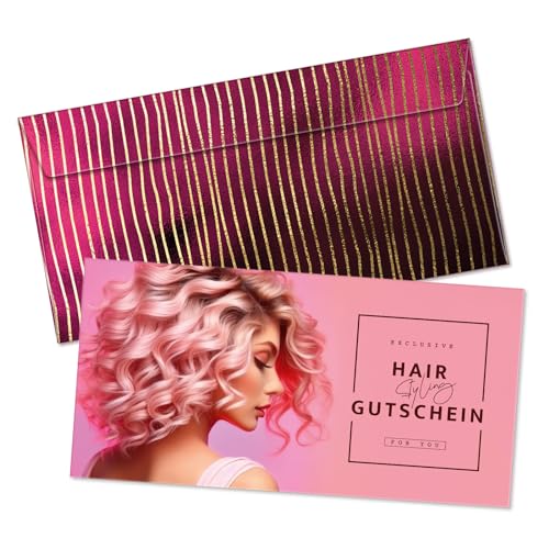 GESCHENKGUTSCHEINcom by POS-HAUER. Geschenkgutscheine. 10x Gutschein + Kuvert. Für Friseurgeschäft Friseur Firmen, zum selber Ausfüllen. von GESCHENKGUTSCHEINcom by POS-HAUER