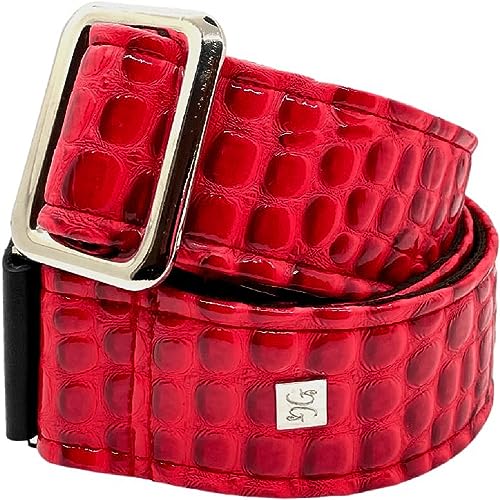 GET'M GET'M Gitarrengurt - Aussie Gator Dragon Red 2" Guitar Strap von GET'M GET'M