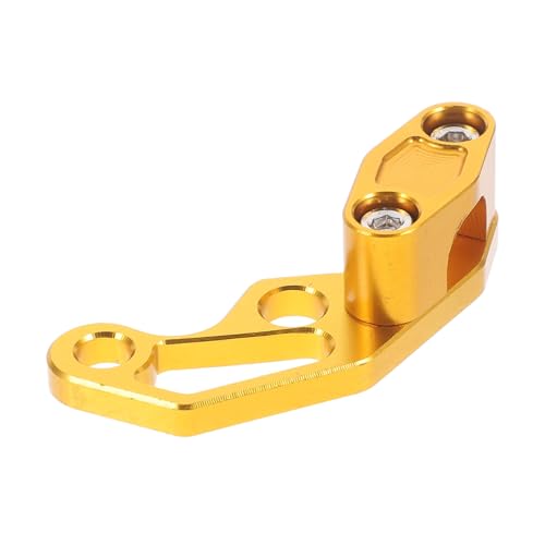 GETAJGHSD Modifizierte Bremszugklemme Griffe Bremsleitungsklemmen Motor Goldfarbener Bremszugclip Bremskabelhalter Bremsleitungs-Befestigungsclips Bremsleitungsclip Aluminiumlegierung Golden von GETAJGHSD