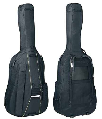 PURE GEWA Kontrabass Gig-Bag Classic 25 mm Polsterung mit 2 Laufrollen 4/4 von GEWA