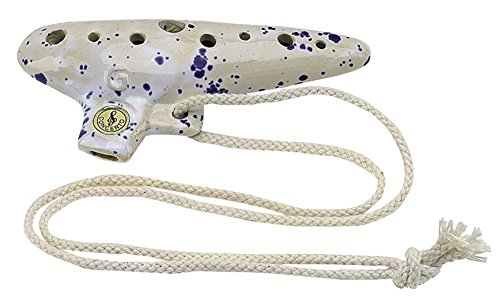 Gewa 700492 Ocarina Konzert G-Stimmung 13,5 cm, weiß-blau von GEWA