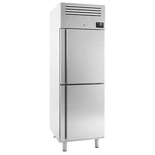 GGM Gastro | KGI78T2 | Kühlschrank Edelstahl PREMIUM PLUS - GN 2/1-560 Liter - mit 2 Halbtüren von GGM Gastro