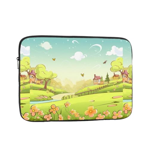 Laptop-Hülle, 17 Zoll (43,2 cm), stoßfest, Cartoon-Laptop-Tasche, wasserdicht, Computer-Schutzhülle von GHZQJFD