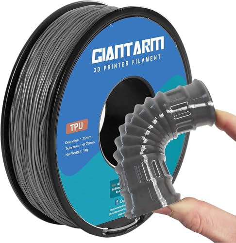 GIANTARM grau TPU Filament 1,75 mm für Flexible 3D-Drucker 1kg von GIANTARM