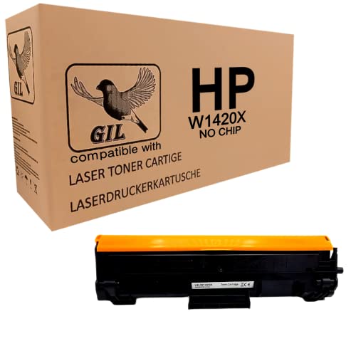GIL W1420X 142X Toner kompatibel für HP Laserjet M110 W HP Laserjet Pro MFP M140 W NO CHIP von GIL
