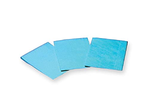 Dispotech - Tücher Politenate 33x45 cm, bestehend aus 1 Schicht Zellulose und 1 Schicht Pliethylen, hellblau, 25231 von GIMA