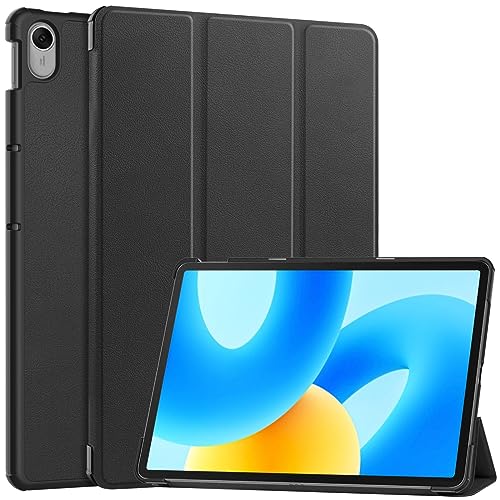 GIOPUEY Hülle Kompatibel mit Huawei MatePad 11.5 2023, Flip Case [Bracket-Funktion] 360° Schutz - Black von GIOPUEY