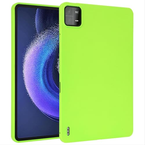 GIOPUEY Hülle für Xiaomi Pad 6, Weiche TPU-Rückschale, Ultra-schlank, Anti-Vibration und Anti-Rutsch, Keine sperrigen - Green von GIOPUEY