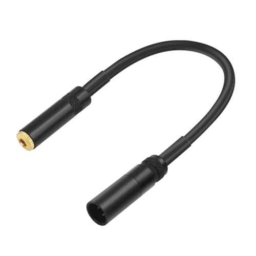 GIWFBQTR Audio-Konverter-Adapterkabel (Mini-XLR-Stecker auf 1/8 TRS-Buchse) für Kameras, Drahtlose Mikrofone von GIWFBQTR