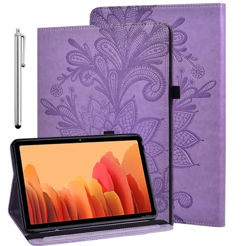 GLANDOTU Hülle für Lenovo Tab M10 3rd Gen 2022 (TB-328FU/ TB-328XU) 10.1 Zoll, Schutzhülle mit Stifthalter - Ultra Dünn Standfunktion Flip PU Leder Cover Case Lenovo M10 3rd Gen Hülle (Lila) von GLANDOTU