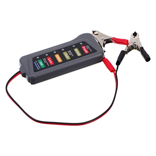 GLEAVI Automatischer Batterie Tester Für 12V Fahrzeuge Digitaler Indikator Zur Überprüfung Der Batterie Und Lichtmaschine Batterietester Und Ladeprüfer Für Autos von GLEAVI