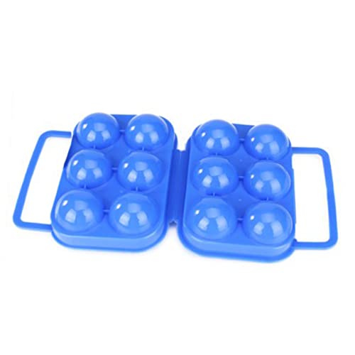 GLEAVI eiertablett egg tray Eierbox mit Verschluss Eierbox für Eier Eierbox für Outdoor eierboxen Eierbehälter für Camping Eierbehälter für 6 Eier Eierablage Eierkarton Verpackung Kasten von GLEAVI