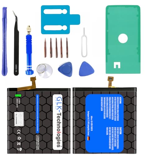 High-Capacity Akku kompatibel mit Samsung Galaxy A80 SM-A805F A805F EB-BA905ABU | Original GLK-Technologies Battery | accu | 3900 mAh | inkl. Werkzeug Set Kit (A80 mit Werkzeug) von GLK-Technologies