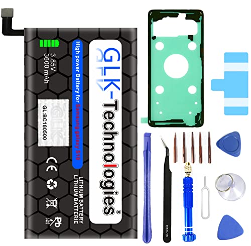 High Power Ersatzakku kompatibel mit Samsung Galaxy S10 G973F EB-BG973ABU | Original GLK-Technologies Battery | accu | 3600 mAh Akku | inkl. Profi Werkzeug Set Kit von GLK-Technologies