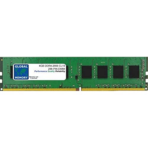 4 GB DDR4 2666 MHz PC4-21300 288-PIN DIMM RAM, kompatibel mit PC-Desktops/Motherboards von GLOBAL MEMORY