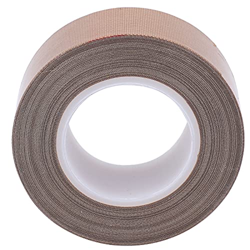 GLOGLOW PTFE-Bandrolle, Hochtemperatur-Klebstoff, Dichtung, Isolier-Thermowerkzeug für Vakuumierer, PTFE-Isolierband, 10 M Länge (Dicke 0,25 * Breite 13 mm * Länge 10 m) von GLOGLOW