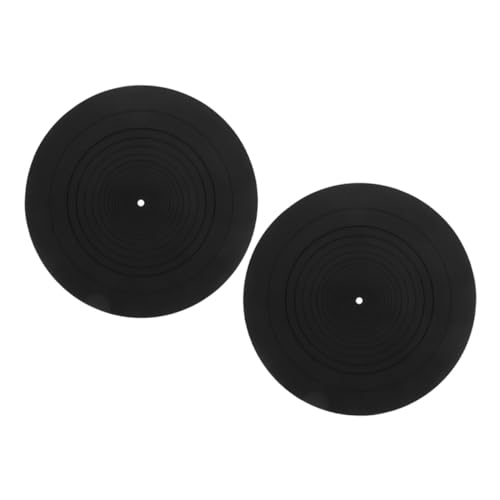 GLSTOY Plattenspieler Matte Antistatische Plattenteller Unterlage Schallplattenmatte Für Vinylplatten Durchmesser Ersatzmatte Für Turntables von GLSTOY