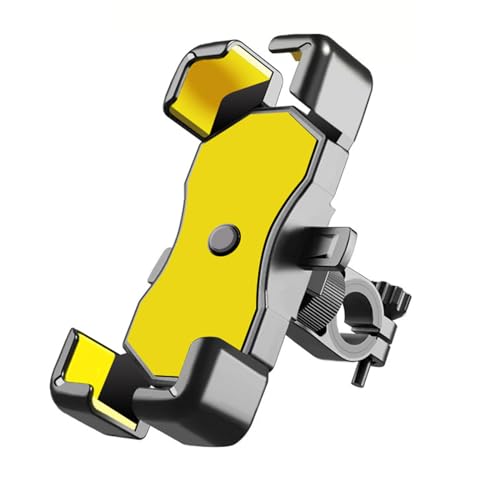 GMBYLBY Motorrad-Handyhalterung, Motorrad-Telefonhalterung, Lenker-/Rückansicht, Handy-Klemmen, Roller-Handy-Clip von GMBYLBY