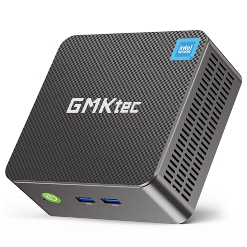 GMKtec G3 Plus Mini-PC, Twin Lake N150 (aufgerüstet N100) 8 GB RAM 512 GB M.2 2280 SSD, Mini-Desktop-Computer unterstützt Windows 11 Pro/Dual HDMI/WiFi6/BT5.2 von GMKtec