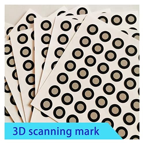 3D-Scanmarkierungen für 3D-Scanner 1000 Punkte 3D-Scannermarkierpunkte Hand-förmiger 3D-Scanner reflektiert den Zielpunkt innerhalb von 6 außerhalb von 10 mm(Custom Reflective) von GMUME