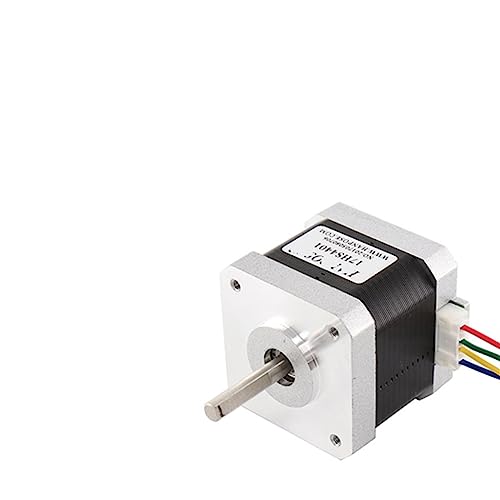 4-poliger Nema17 Schrittmotor 42 Motor mit hohem Drehmoment 1,5 A 17HS4401 for Fräsmaschine 3D-Drucker 17 Motor 1 Stück(17HS4401 X 1PCS) von GNAFIWEW