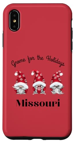 Hülle für iPhone XS Max Zwerg für die Feiertage Missouri Merry Christmas Zwerge von GNOME FOR THE HOLIDAYS US STATE DESIGNS