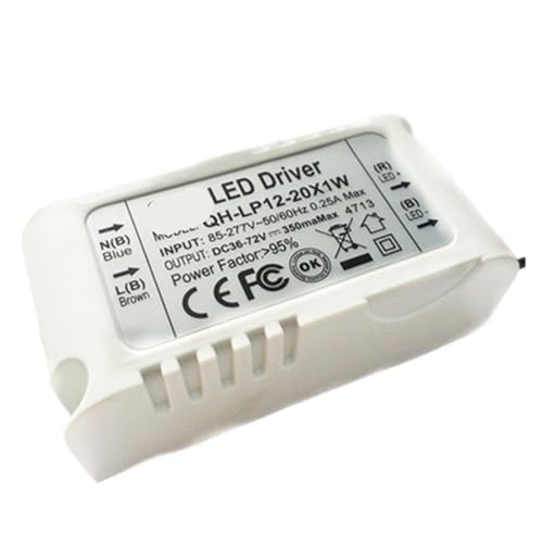 4 Stück 12-20x1W 300mA LED-Fahrlichttransformator 12X1W Deckenleuchte externes Netzteil von GNTFHCZXX