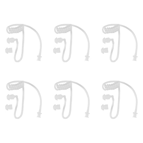 GNURBDILFO 6X Kopfhoerer Zubehoer Transparente Spule Akustische Air Tube Ohrstoepsel Fuer -Wege-Radio Walkie Talkie Ohrhoerer Headset Zubehoer GNURBDILFO 6X Kopfhoerer Zubehoer Transparente Spule Akustische Air Tube Ohrstoepsel Fuer -Wege-Radio Walkie Talkie Ohrhoerer Headset Zubehoer von GNURBDILFO