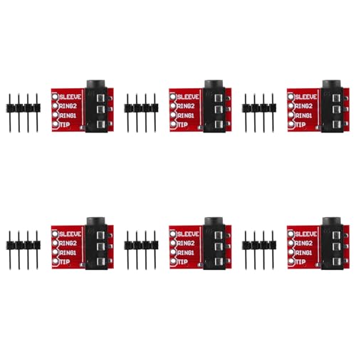 GNURBDILFO 6X TRRS 3,5 mm Klinke Breakout Board KopfhöRer Video Audio MP3 Professionelles Anschluss GNURBDILFO 6X TRRS 3,5 mm Klinke Breakout Board KopfhöRer Video Audio MP3 Professionelles Anschluss von GNURBDILFO
