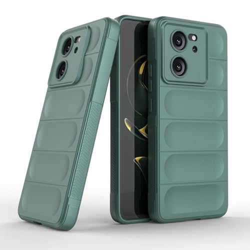 GOKEN Handyhülle Hülle für Xiaomi 13T / Xiaomi 13T Pro - Stoßfest und rutschfest, TPU Silikon Schutzhülle im Stilvollen Design,Grün von GOKEN