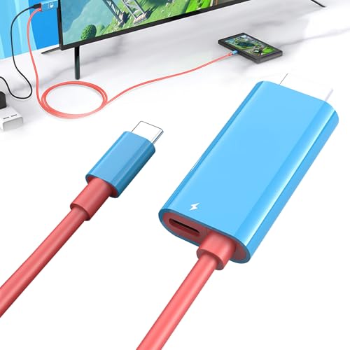 USB Typ C zu HDMI Konverterkabel, tragbar er HDMI-Adapter für NS-Standard/OLED-Modell, USB-C-auf-HDMI-Kabel kompatibel mit Nintendo Switch, für den TV Dock Modus auf Steam Deck, Smartphones, PC von GOMETY